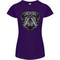 Turtle Mandala Art Tortoise Womens Petite Cut T-Shirt Purple