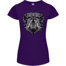 Turtle Mandala Art Tortoise Womens Petite Cut T-Shirt Purple