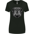 Turtle Mandala Art Tortoise Womens Wider Cut T-Shirt Black