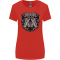 Turtle Mandala Art Tortoise Womens Wider Cut T-Shirt Red