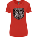 Turtle Mandala Art Tortoise Womens Wider Cut T-Shirt Red
