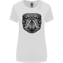 Turtle Mandala Art Tortoise Womens Wider Cut T-Shirt White