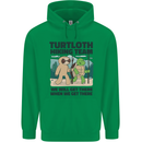 Turtloth Hiking Team Hiking Turtle Sloth Childrens Kids Hoodie Irish Green