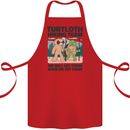 Turtloth Hiking Team Hiking Turtle Sloth Cotton Apron 100% Organic Red