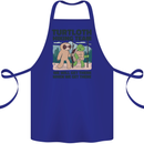 Turtloth Hiking Team Hiking Turtle Sloth Cotton Apron 100% Organic Royal Blue