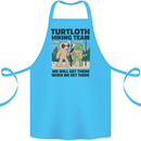 Turtloth Hiking Team Hiking Turtle Sloth Cotton Apron 100% Organic Turquoise