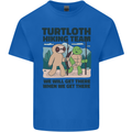 Turtloth Hiking Team Hiking Turtle Sloth Kids T-Shirt Childrens Royal Blue