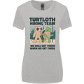 Turtloth Hiking Team Hiking Turtle Sloth Womens Wider Cut T-Shirt Sports Grey