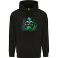 Twinkle Eyes Evil Skull Childrens Kids Hoodie Black