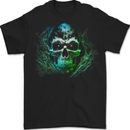 Twinkle Eyes Evil Skull Mens T-Shirt 100% Cotton BLACK