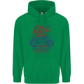 Two Wheels Attitude Motorcycle Biker Motorbike Childrens Kids Hoodie Irish Green