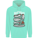 Types of Hot Dogs Fast Food Funny Childrens Kids Hoodie Peppermint