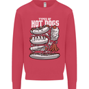 Types of Hot Dogs Fast Food Funny Kids Sweatshirt Jumper Heliconia