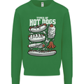 Types of Hot Dogs Fast Food Funny Kids Sweatshirt Jumper Irish Green