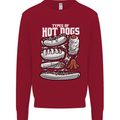 Types of Hot Dogs Fast Food Funny Kids Sweatshirt Jumper Red