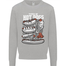 Types of Hot Dogs Fast Food Funny Kids Sweatshirt Jumper Sports Grey