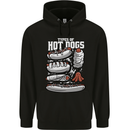 Types of Hot Dogs Fast Food Funny Mens 80% Cotton Hoodie Black