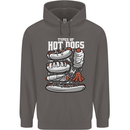 Types of Hot Dogs Fast Food Funny Mens 80% Cotton Hoodie Charcoal