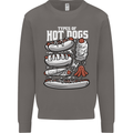 Types of Hot Dogs Fast Food Funny Mens Sweatshirt Jumper Charcoal