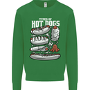 Types of Hot Dogs Fast Food Funny Mens Sweatshirt Jumper Irish Green
