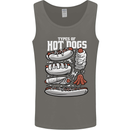 Types of Hot Dogs Fast Food Funny Mens Vest Tank Top Charcoal