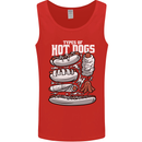 Types of Hot Dogs Fast Food Funny Mens Vest Tank Top Red