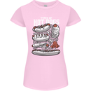 Types of Hot Dogs Fast Food Funny Womens Petite Cut T-Shirt Light Pink