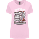 Types of Hot Dogs Fast Food Funny Womens Wider Cut T-Shirt Light Pink