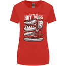 Types of Hot Dogs Fast Food Funny Womens Wider Cut T-Shirt Red