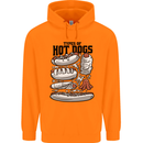 Types of Hot Dogs Funny Fast Food Childrens Kids Hoodie Orange