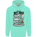 Types of Hot Dogs Funny Fast Food Childrens Kids Hoodie Peppermint