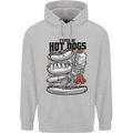 Types of Hot Dogs Funny Fast Food Childrens Kids Hoodie Sports Grey