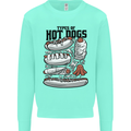 Types of Hot Dogs Funny Fast Food Kids Sweatshirt Jumper Peppermint