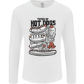 Types of Hot Dogs Funny Fast Food Mens Long Sleeve T-Shirt White