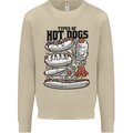 Types of Hot Dogs Funny Fast Food Mens Sweatshirt Jumper Sand