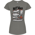 Types of Hot Dogs Funny Fast Food Womens Petite Cut T-Shirt Charcoal