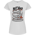 Types of Hot Dogs Funny Fast Food Womens Petite Cut T-Shirt White