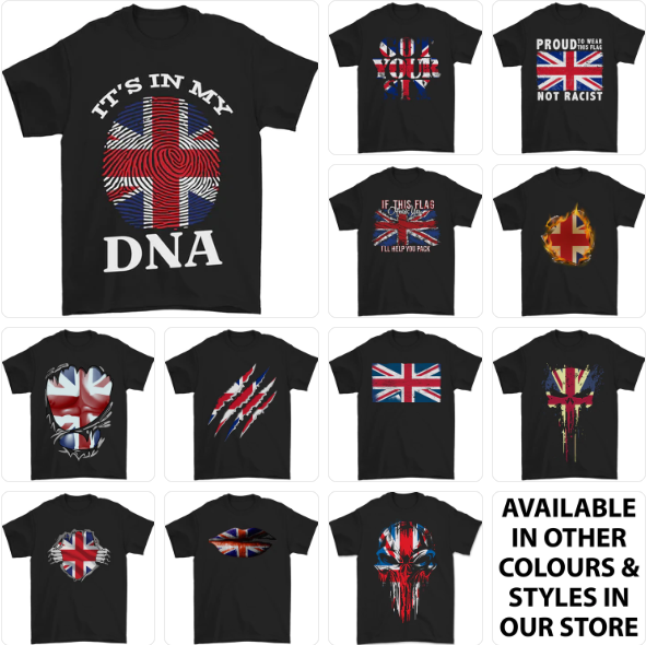 Union Jack T-Shirt Great Britain British UK 1