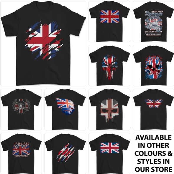 Union Jack T-Shirt Great Britain British UK 2