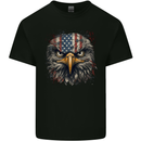 USA American Eagle Head America Kids T-Shirt Childrens Black