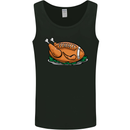 USA American Football Turkey Thanks Giving Mens Vest Tank Top Black