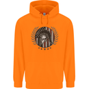 USA Bodybuilding Flag Gym Training Spartan Childrens Kids Hoodie Orange
