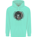 USA Bodybuilding Flag Gym Training Spartan Childrens Kids Hoodie Peppermint