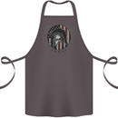 USA Bodybuilding Flag Gym Training Spartan Cotton Apron 100% Organic Dark Grey