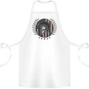 USA Bodybuilding Flag Gym Training Spartan Cotton Apron 100% Organic White