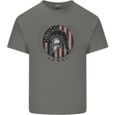 USA Bodybuilding Flag Gym Training Spartan Mens Cotton T-Shirt Tee Top Charcoal