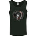 USA Bodybuilding Flag Gym Training Spartan Mens Vest Tank Top Black