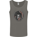 USA Bodybuilding Flag Gym Training Spartan Mens Vest Tank Top Charcoal