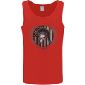 USA Bodybuilding Flag Gym Training Spartan Mens Vest Tank Top Red