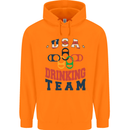 USA Drinking Team Funny Bachelor Party Beer Childrens Kids Hoodie Orange